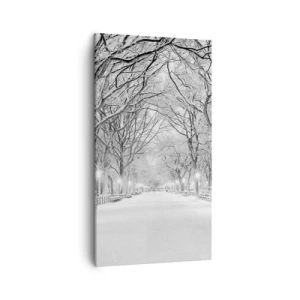 Canvas picture - Four Seasons: Winter - 45x80 cm