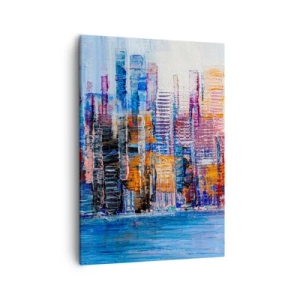 Canvas picture - Joyful Metropolis - 50x70 cm