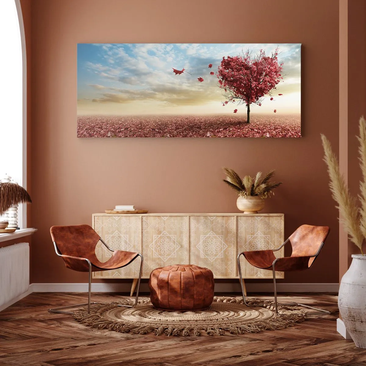 Canvas picture - Fall in Love with Autumn - 100x40 cm
