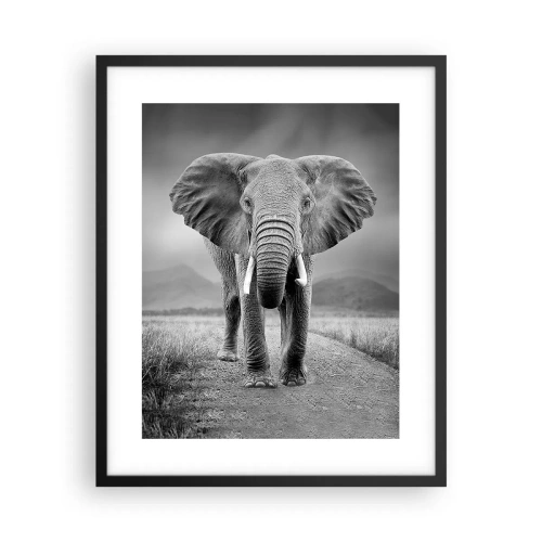 Poster in black frame - Welcoming of the Host - 40x50 cm