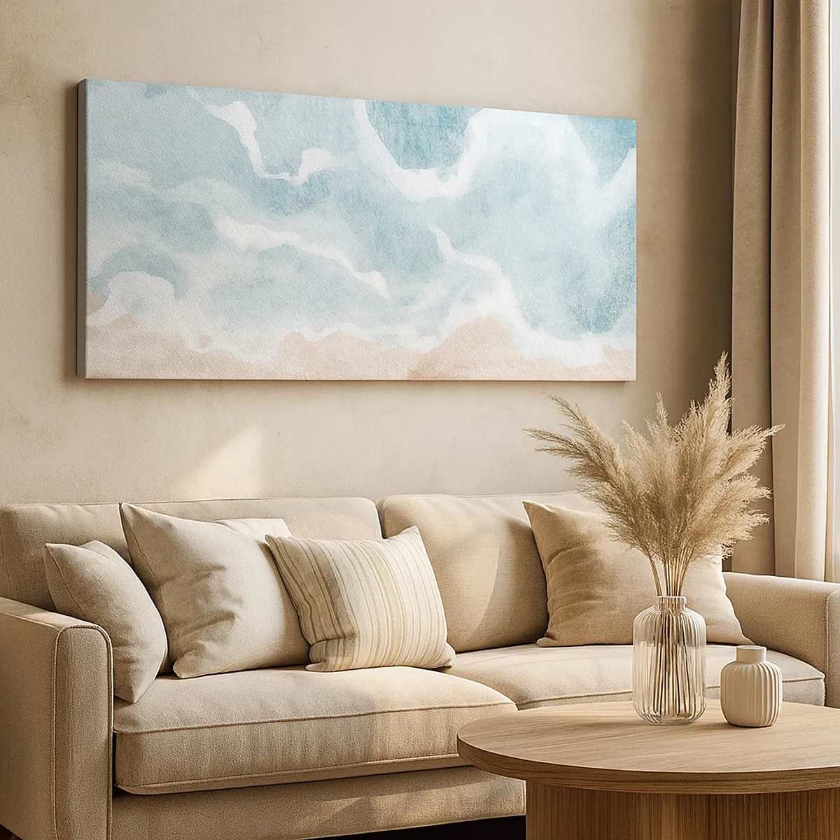 Canvas picture - Cloudy Abstract - 30x30 cm