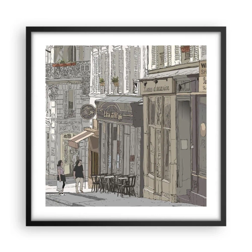 Poster in black frame - City Joys - 50x50 cm