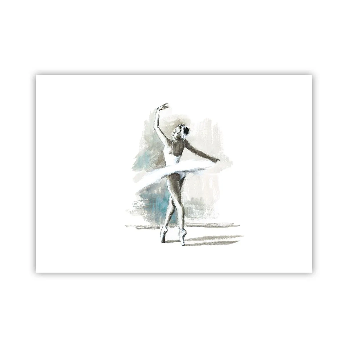 Poster - Enchanted into a Swan - 70x50 cm