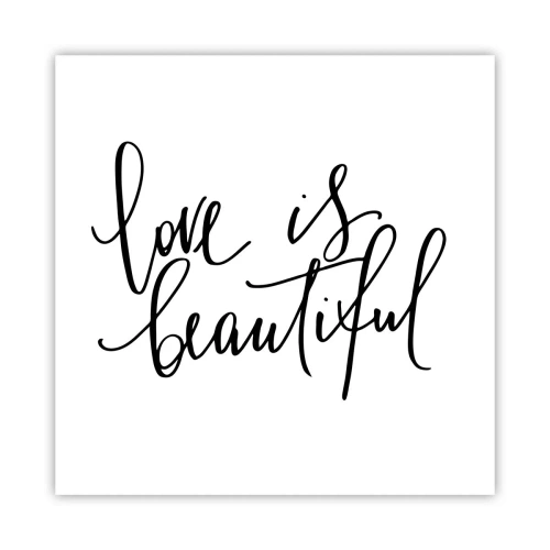 Poster - Read and Repeat - 60x60 cm