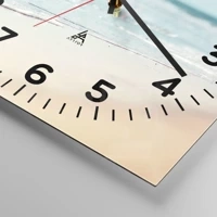 Clock face with numbers