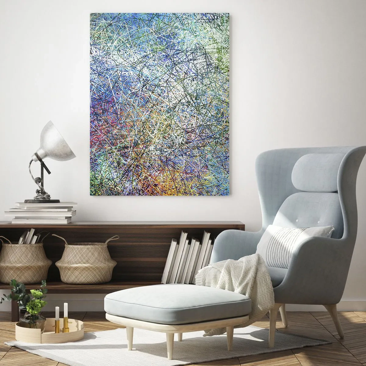 Glass picture - It's Not So Simple - 80x120 cm