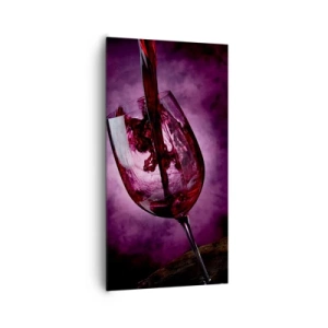 Canvas picture - Scarlet? Carmine? No, Ruby. - 65x120 cm