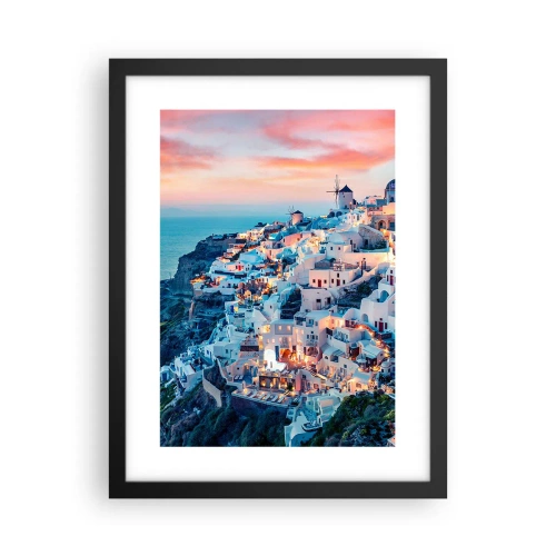 Poster in black frame - Your Big Greek Holidays - 30x40 cm