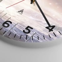 Clock face with numbers