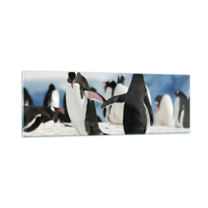 Glass picture - Dance in the Snow - 90x30 cm