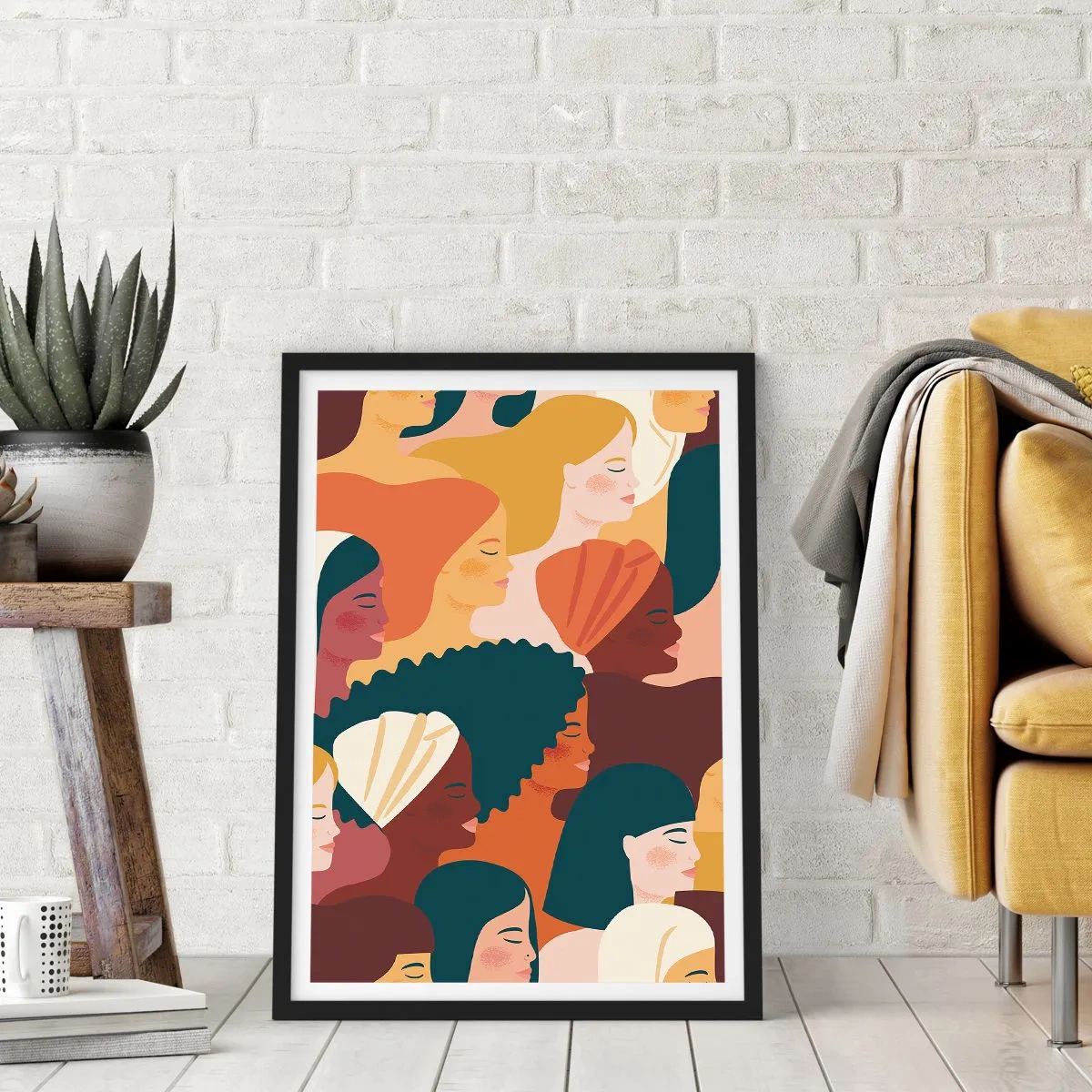 Poster in black frame - Pure Womanhood - 61x91 cm
