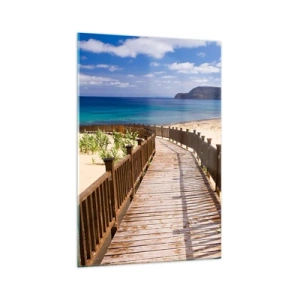 Glass picture - Take Me to Happy Islands - 70x100 cm