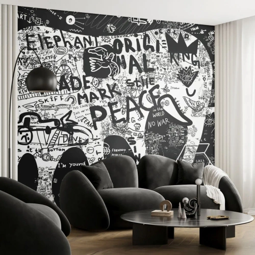 Photo Wallpaper Standard Eco - Rich World of the Street - Graffiti, Piece, Graphics - 450x315 cm