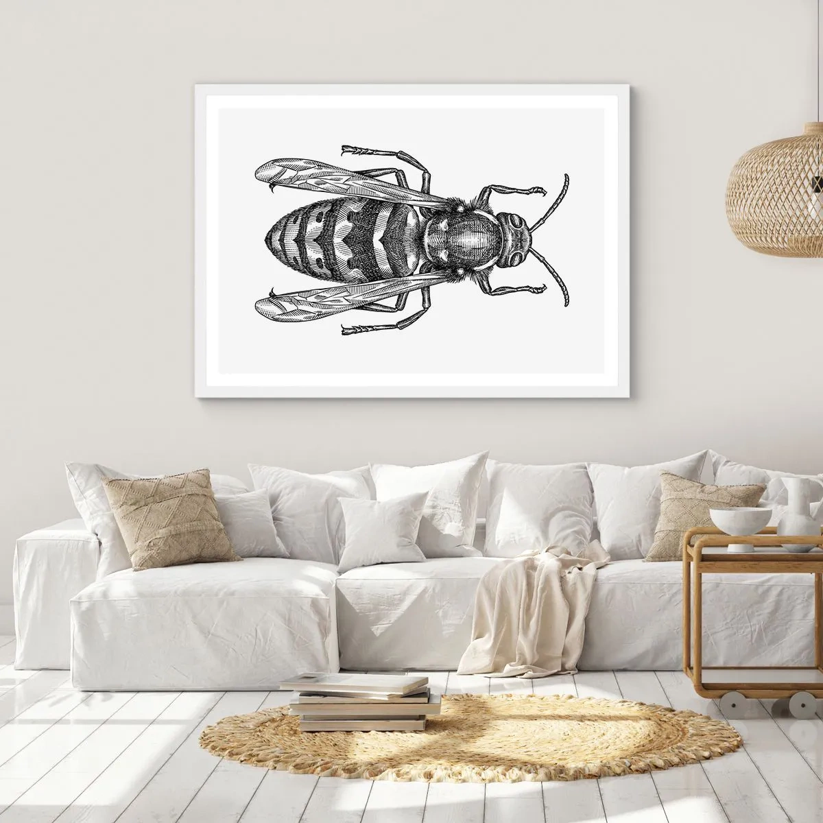 Poster in white frmae - From Insect Planet - 70x50 cm