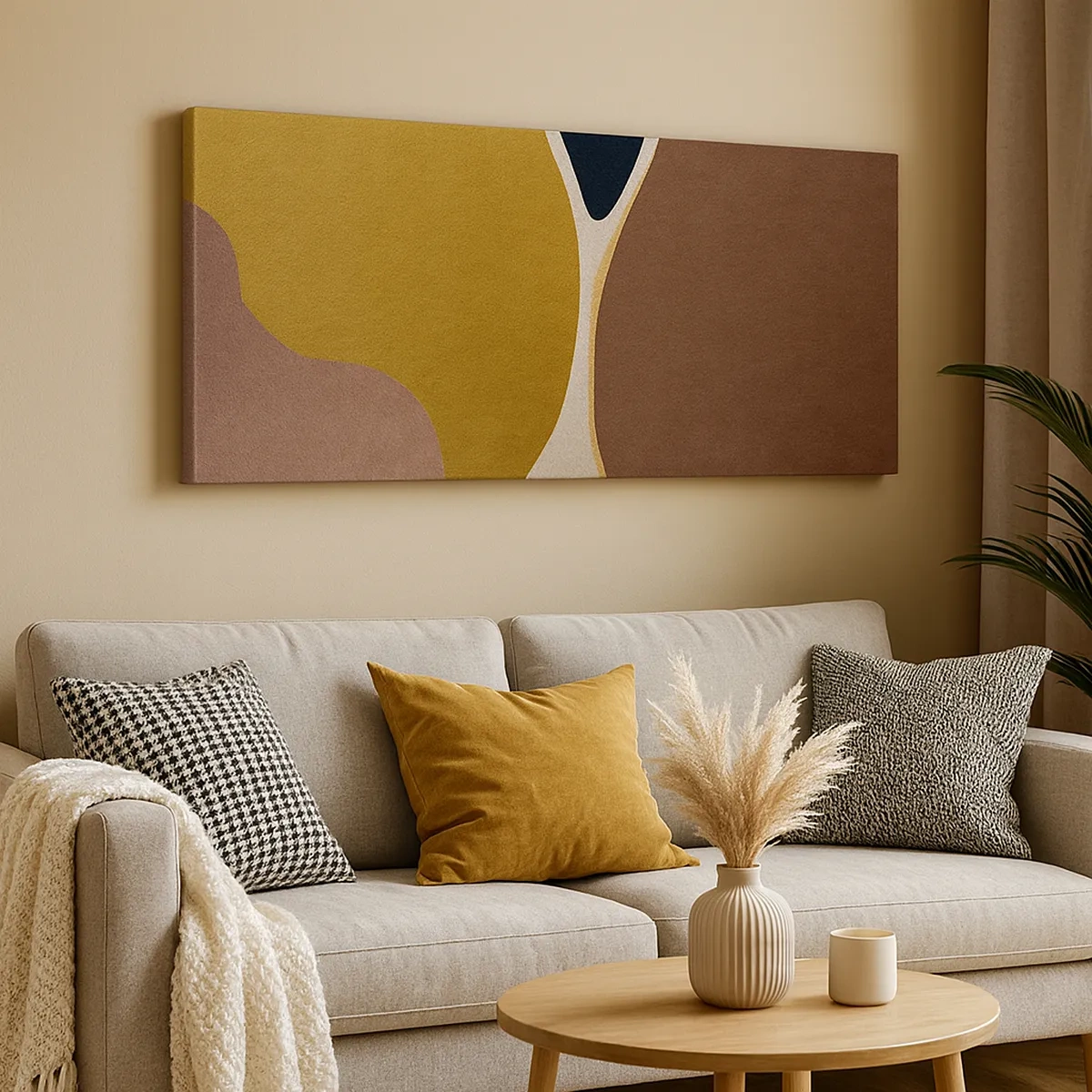 Canvas picture - Abstract - Place in sSace - 30x30 cm