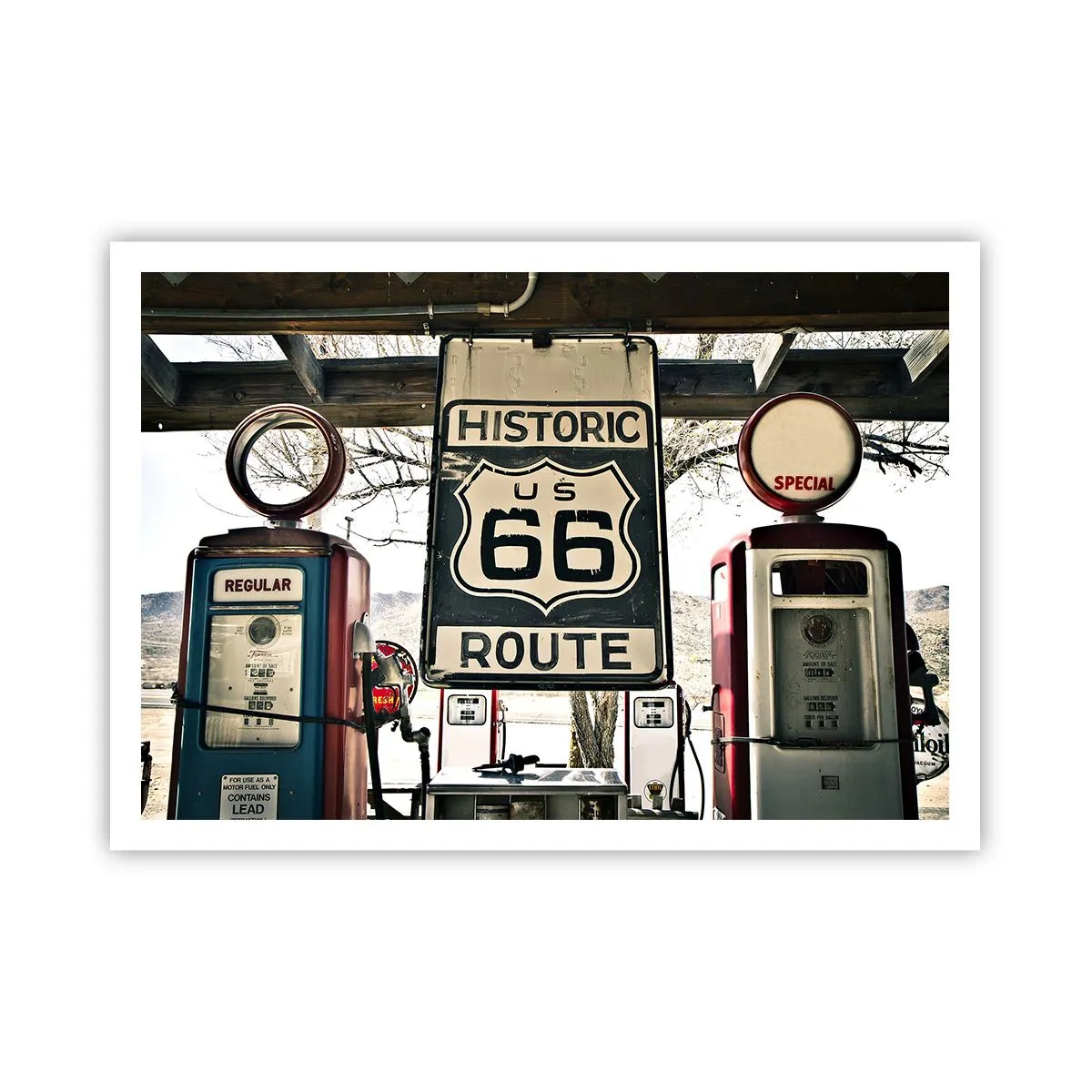 Poster - American Retro Trip - 100x70 cm