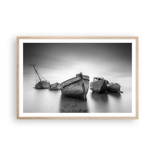 Poster in light oak frame - Now Only a Memory - 91x61 cm