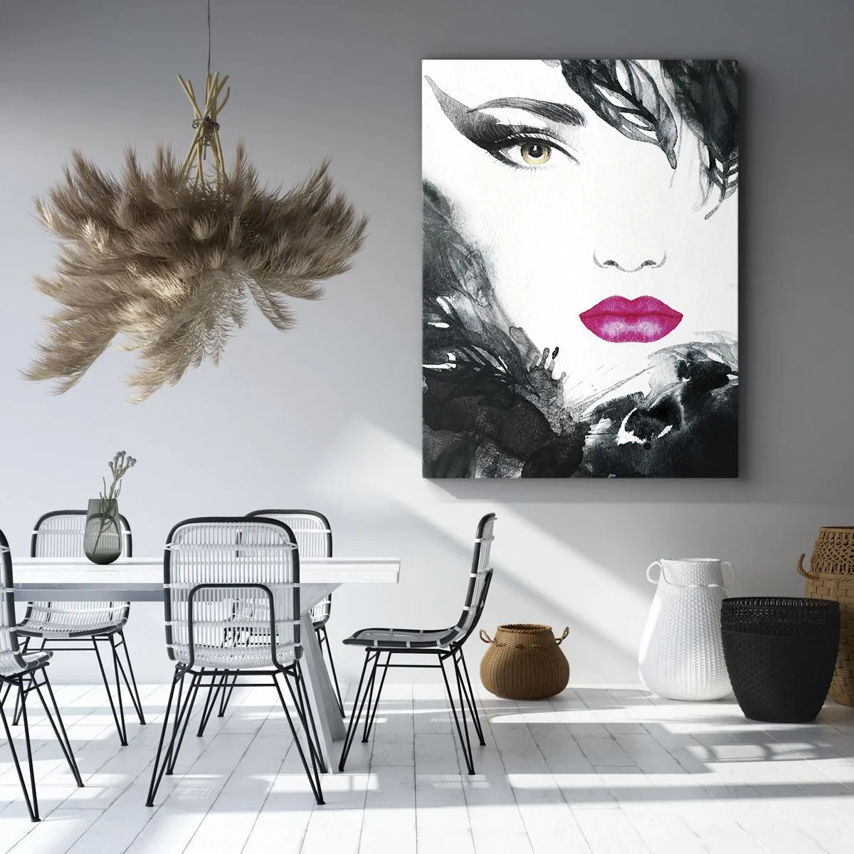 Canvas picture - Watch out for Femme Fatale! - 50x70 cm