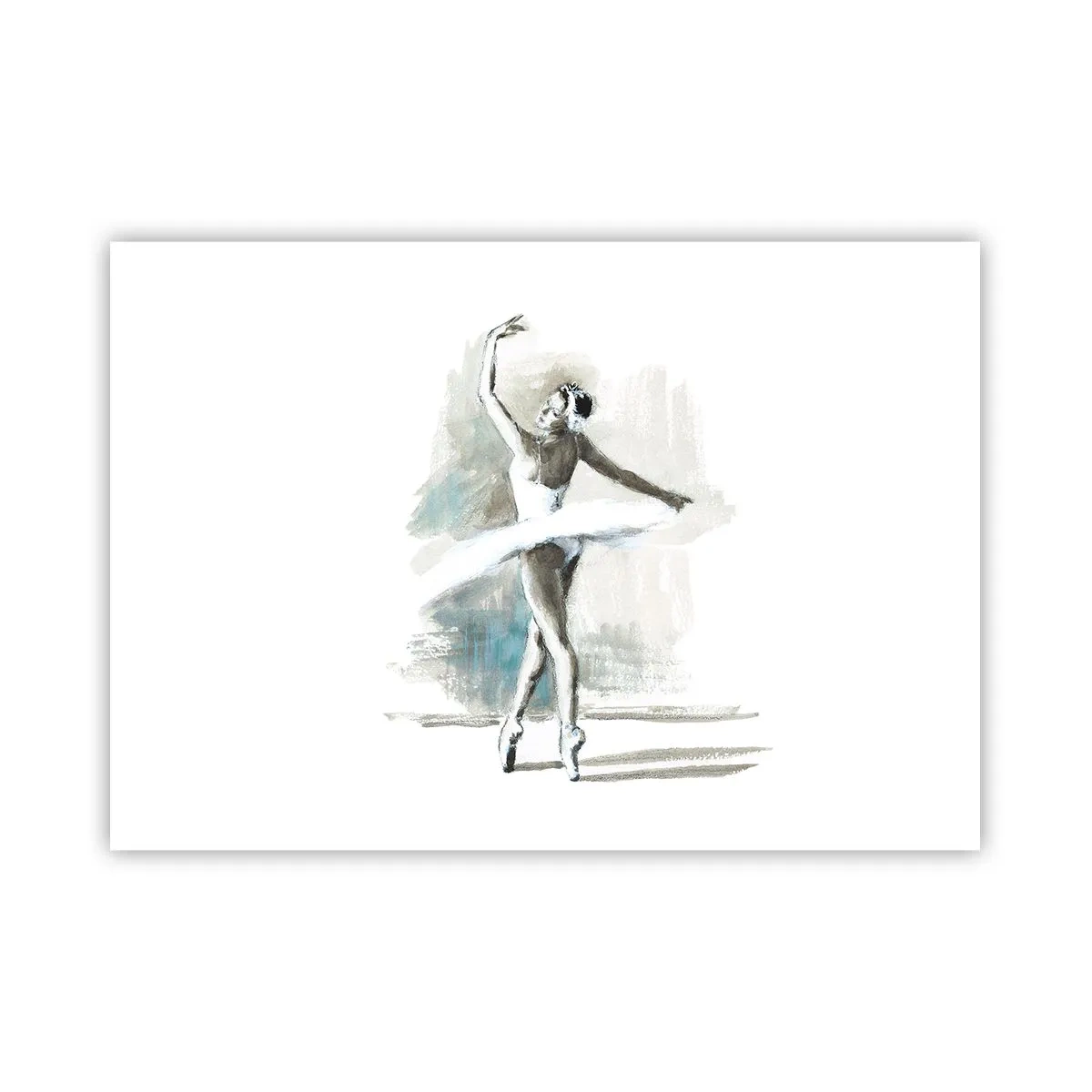 Poster - Enchanted into a Swan - 100x70 cm