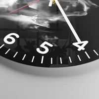 Clock face with numbers