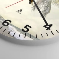 Clock face with numbers