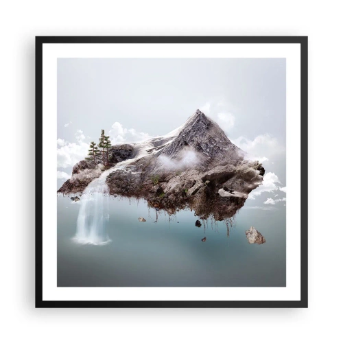 Poster in black frame - In the Eye of a Surrealist - 60x60 cm