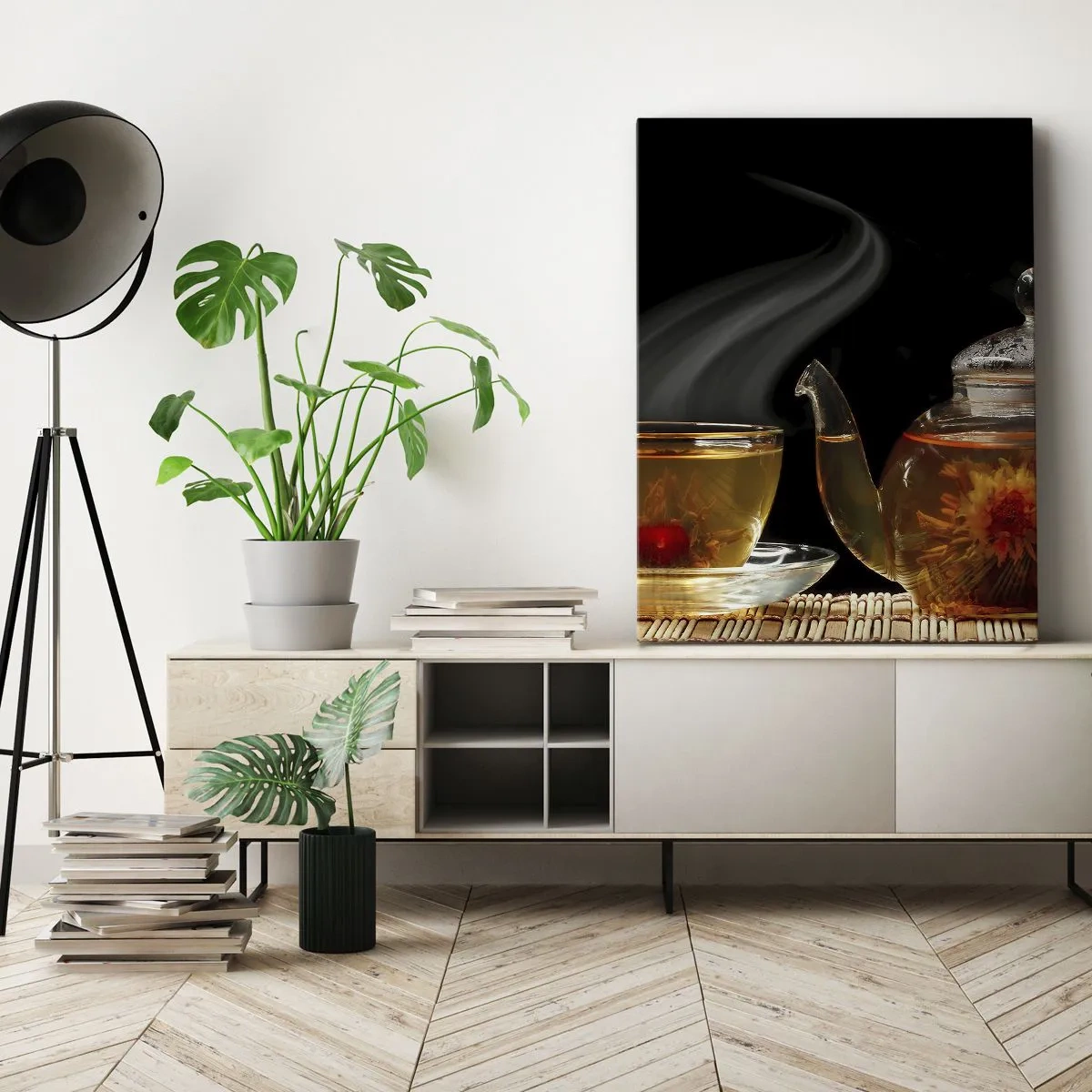 Canvas picture - Magic and Art of Tea Making - 50x70 cm