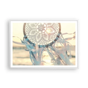 Poster in white frmae - Lace Totem - 100x70 cm