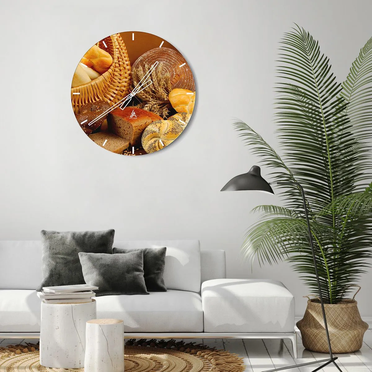 Wall clock - Clock on glass - We've Baked It! - 30x30 cm