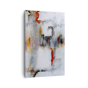 Canvas picture - With a Stick on Water - 80x120 cm
