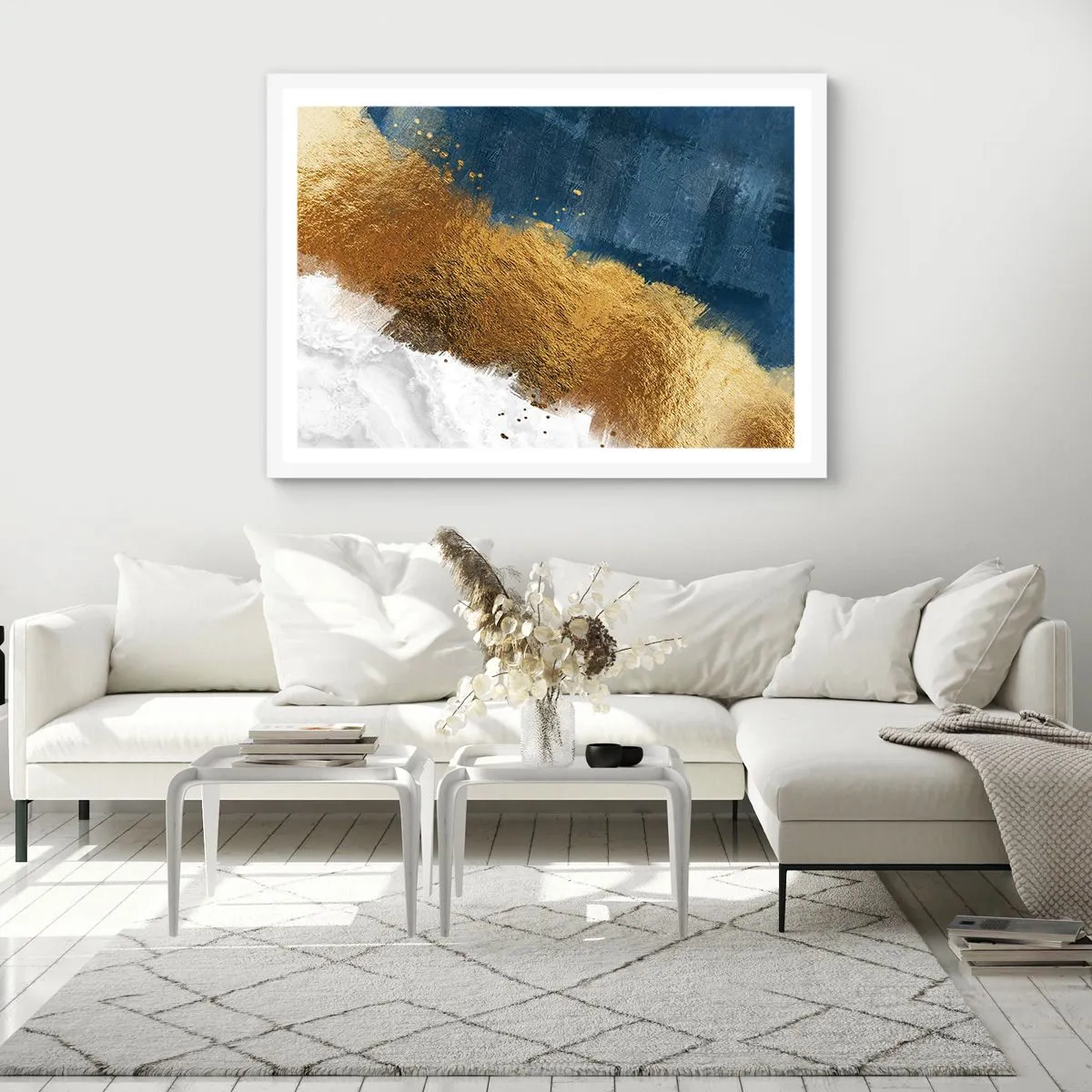Poster in white frmae - Colours of Summer - 100x70 cm