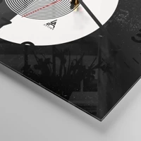 Clock face with numbers