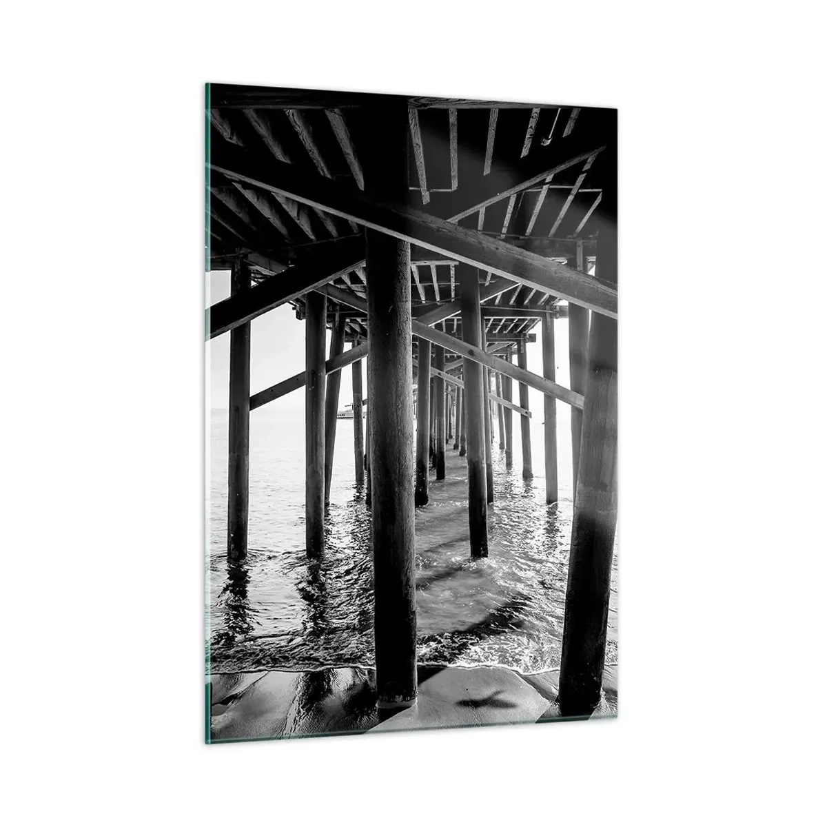 Glass picture - Beach Hideout - 50x70 cm