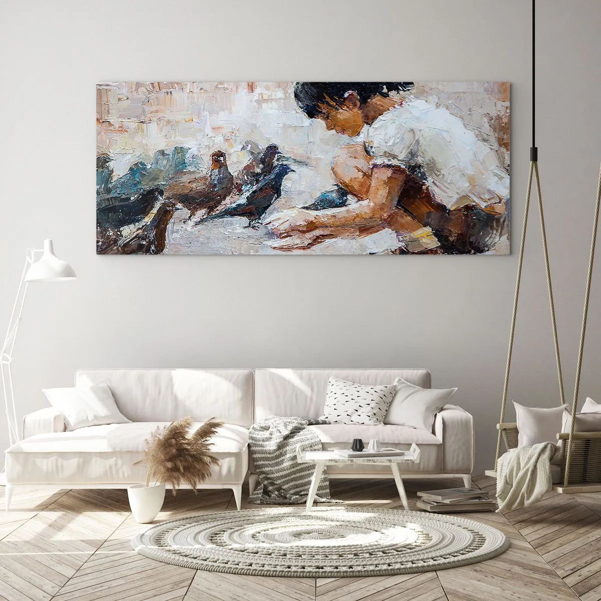 Glass picture - The Little Ones - 140x50 cm