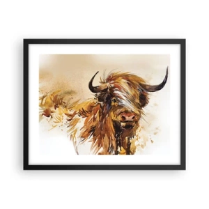 Poster in black frame - Pride of a Hunter - 50x40 cm