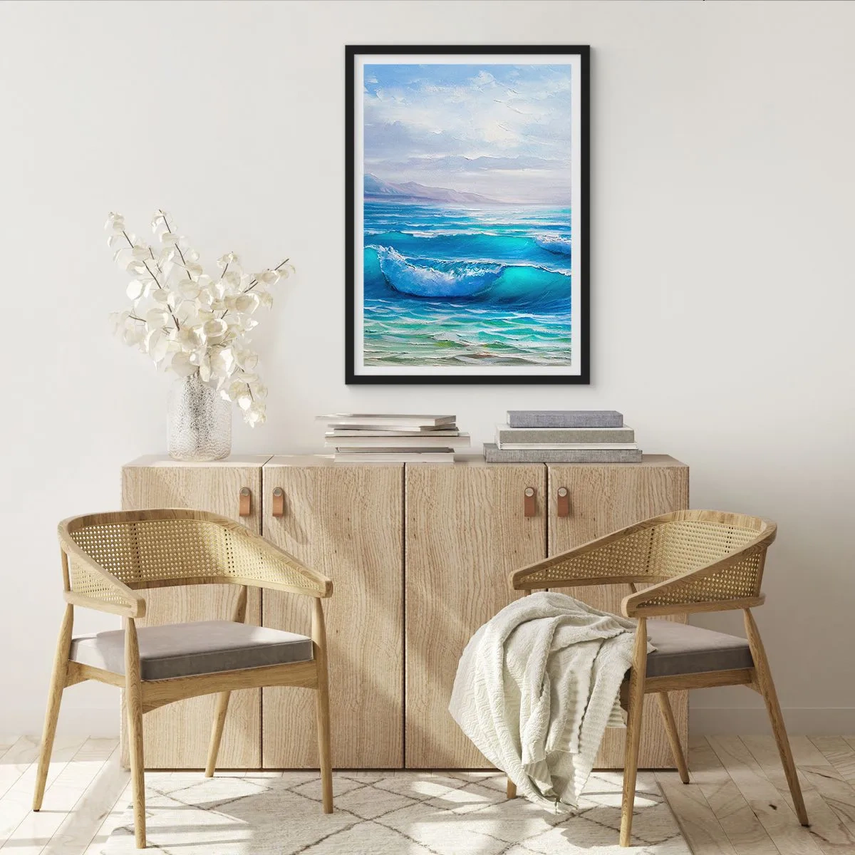 Poster in black frame - It Brings Bliss - 70x100 cm