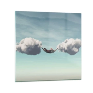 Glass picture - Blissful Moment - 40x40 cm