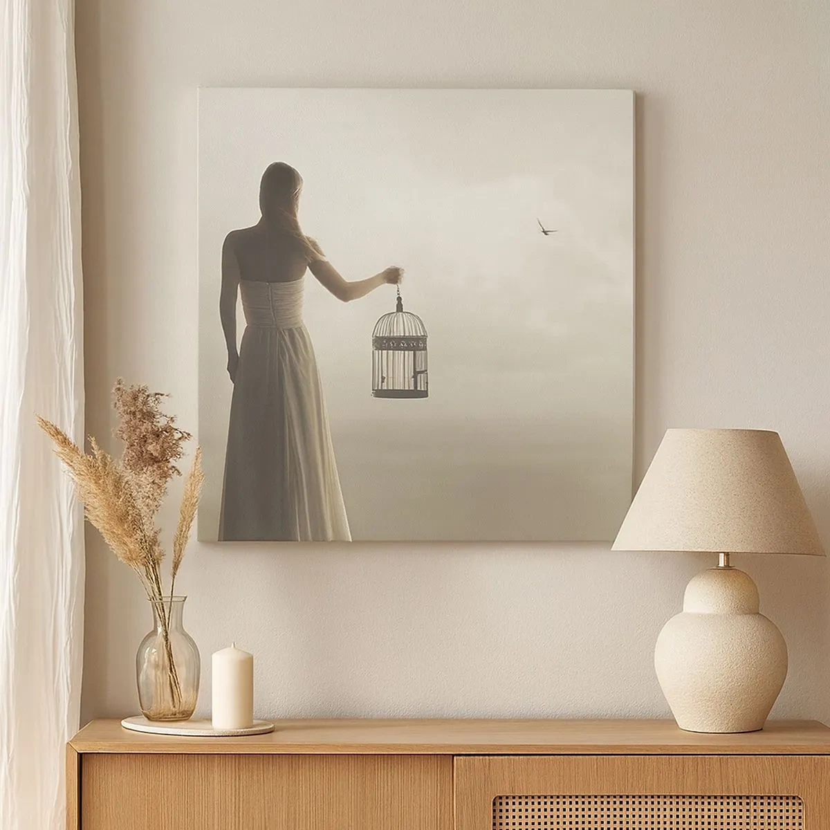 Canvas picture - Be Free - 30x30 cm