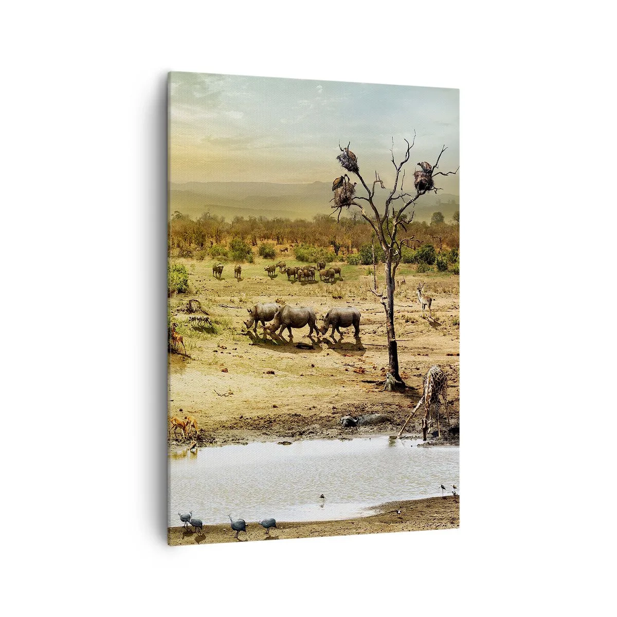 Canvas picture - There Is a River that Flows from Eden - 70x100 cm