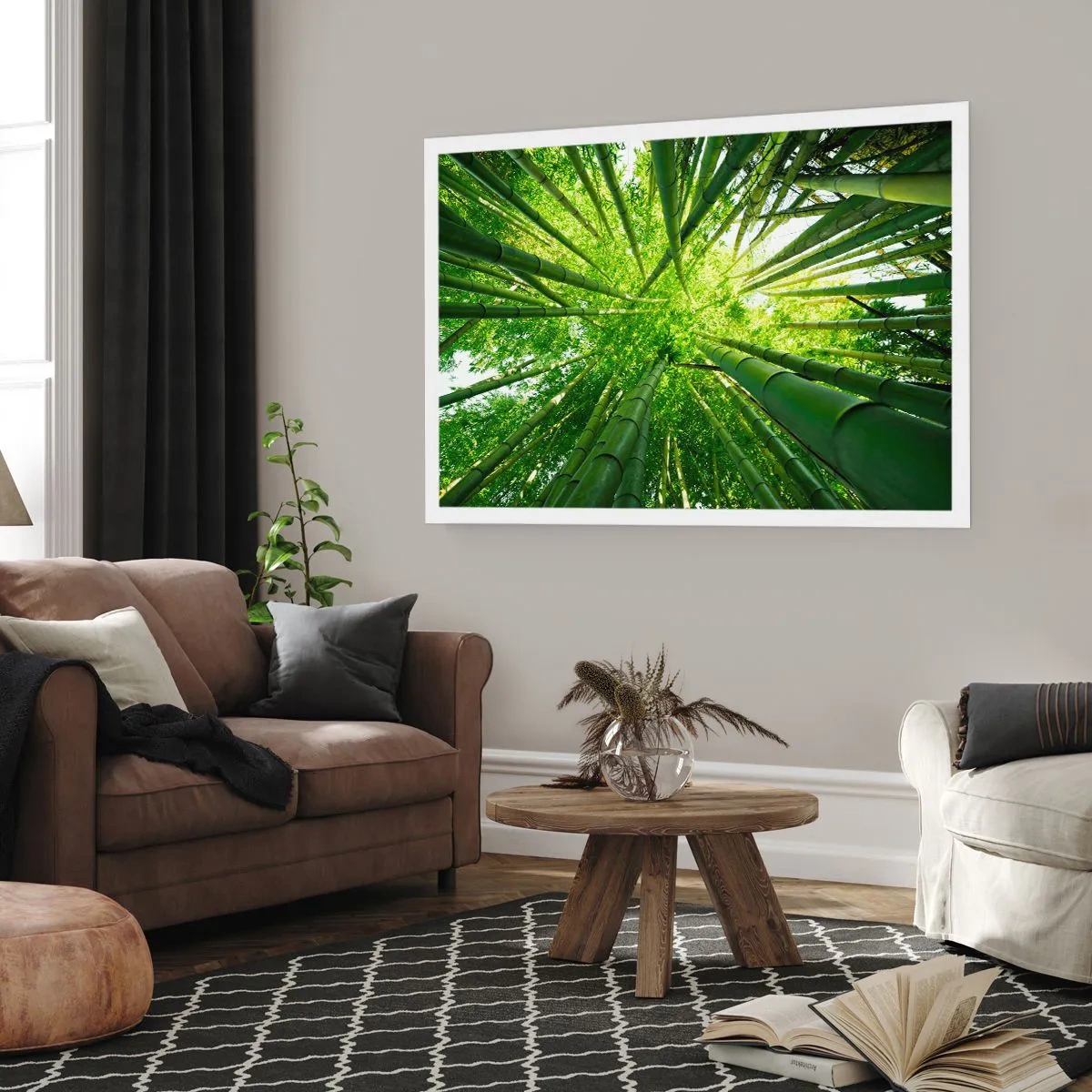 Poster - In a Bamboo Forest - 50x40 cm