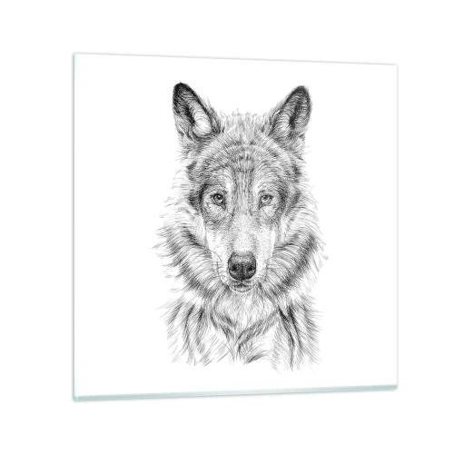 Glass picture - Born Leader - 30x30 cm