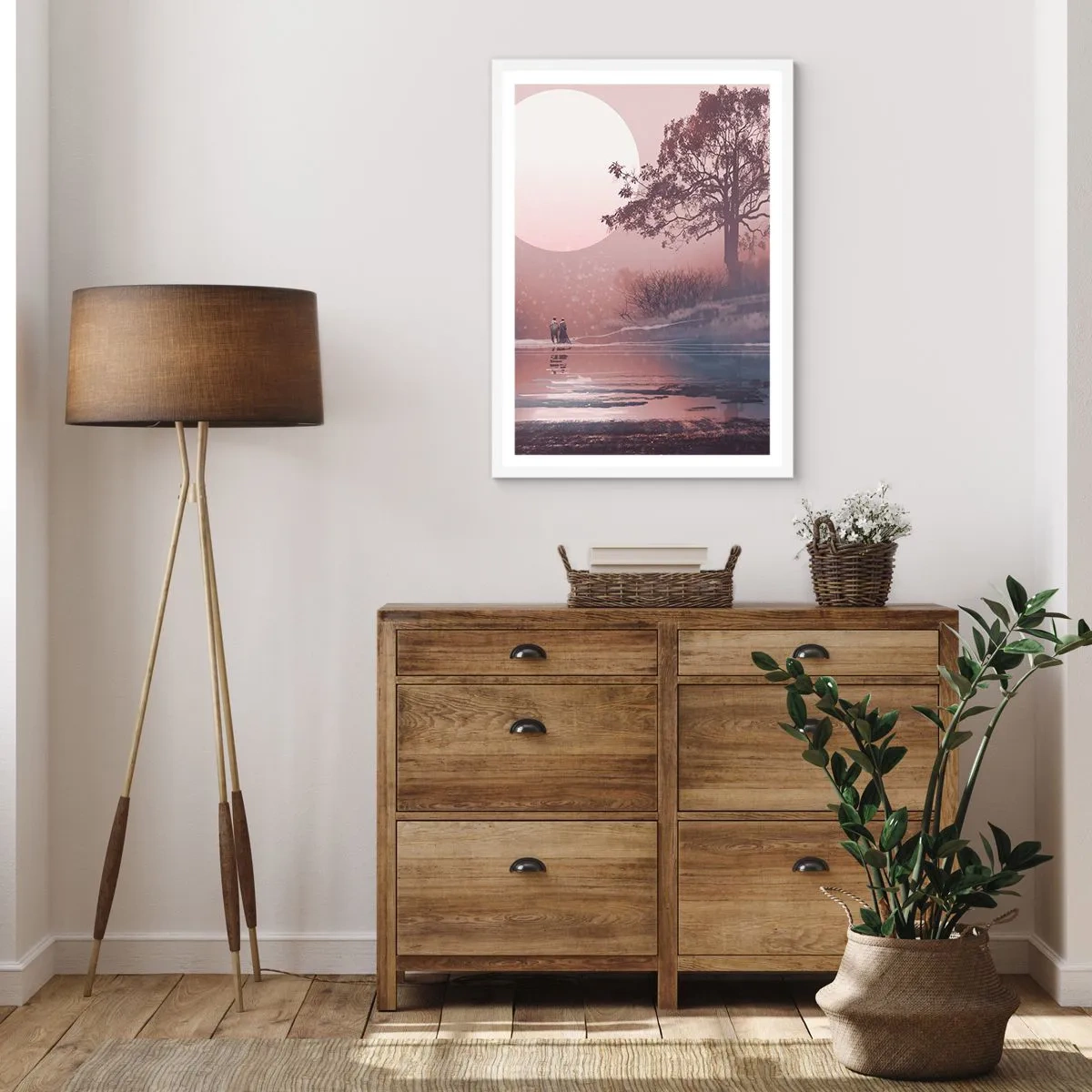 Poster in white frmae - Night Quirks - 30x40 cm