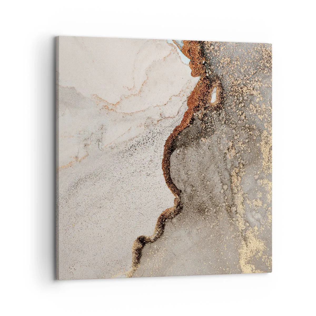 Canvas picture - On the Border of Colours - 50x50 cm