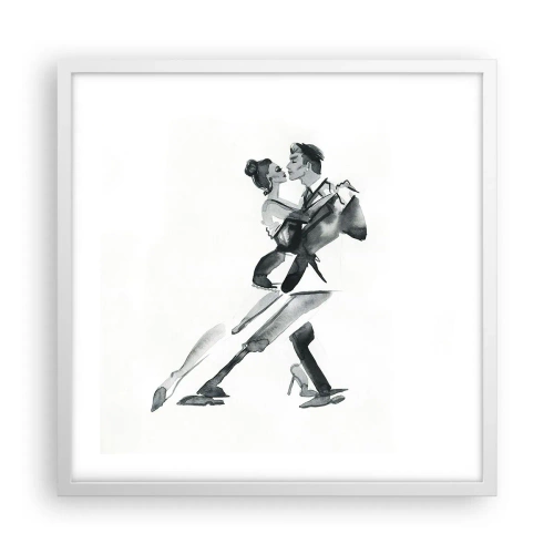 Poster in white frmae - In One Rhythm - 50x50 cm