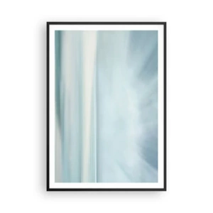 Poster in black frame - Calm up to the Horizon - 70x100 cm