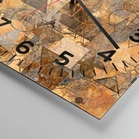 Clock face with numbers