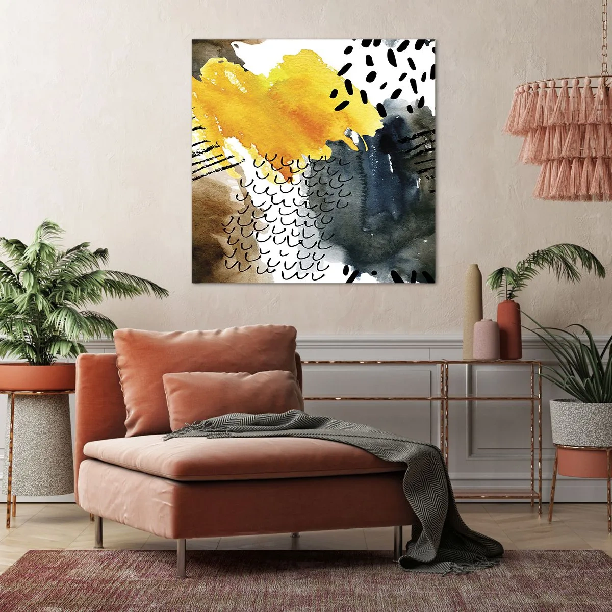 Canvas picture - Meeting of Elements - 30x30 cm