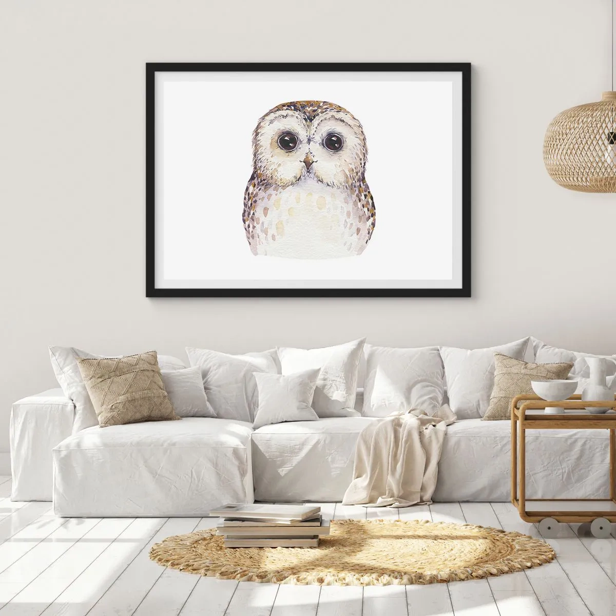 Poster in black frame - Look Me in the Eyes - 40x30 cm