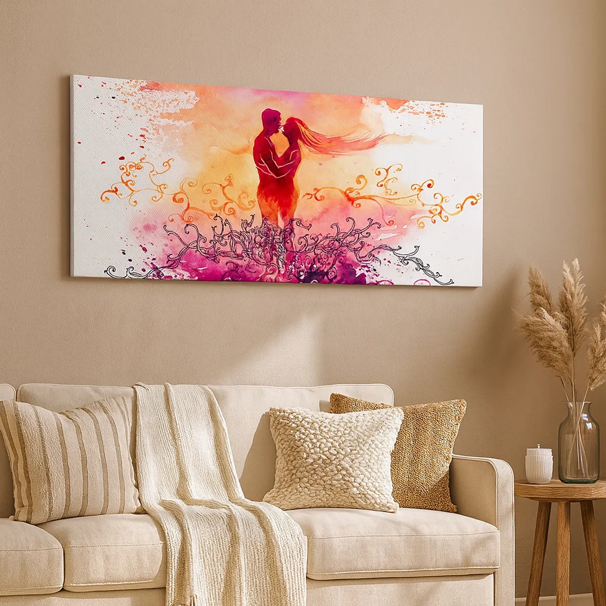 Canvas picture - One Heart! It Is All I Need… - 30x30 cm