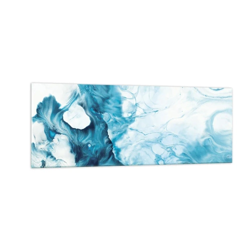 Glass picture - Concert of Blue - 140x50 cm